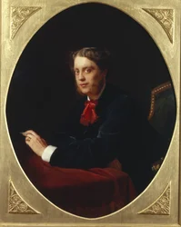 Porträtt av greve Nikolay Sergeyevich Stroganov 1836-1905, 1865