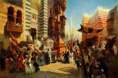 Den heliga mattans återkomst från Mecka till Kairo, 1876, 1965.