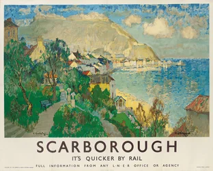 En reklamaffisch för Scarborough