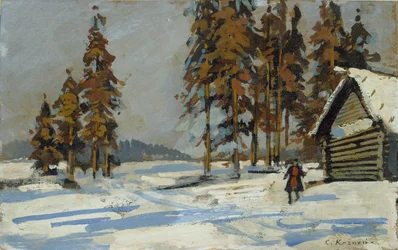 Vinterlandskap, tidigt 1900-tal