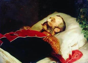 Konstantin Makovskij Alexander II på scenen 1881