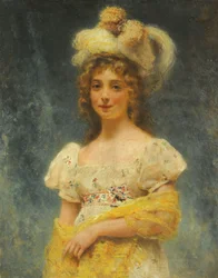 Makovsky Gul sjal