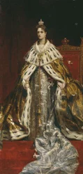 Porträtt av Alexandra Feodorovna (Alix av Hessen) (1872-1918)