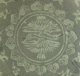 Skål med tranor och moln, c.1150-1200
