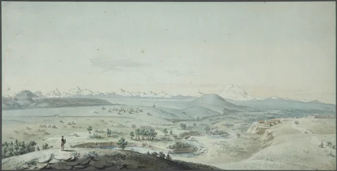 Utsikt över Konstantinogorsk fästning från berget Mashuk, 1805