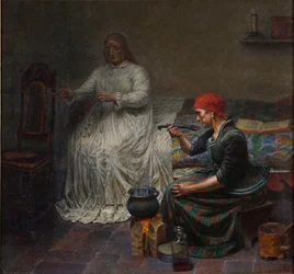 Leonora Christina i Blå tornet. Laga gröt