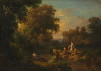 Diana och hennes nymfer, 1853.