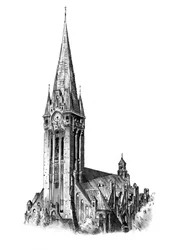 Gotisk kyrktorn
