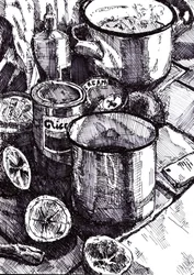 Köksförberedelser Ink