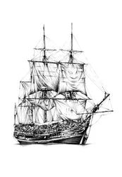 Det majestätiska segelfartyget