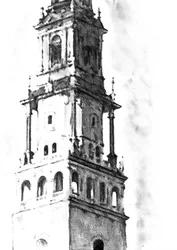 Det utsmyckade kyrktornet