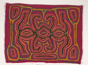 Skjortpanel (mola), ca 1950 (applicerad bomull)