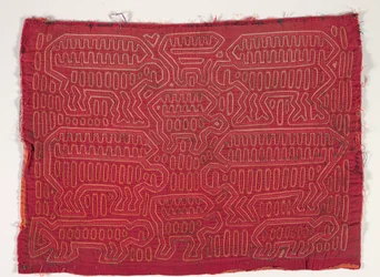 Skjortpanel (mola), ca 1950 (applicerad bomull)