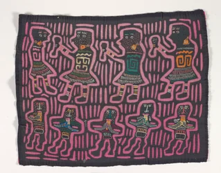 Skjortpanel (mola), ca 1950 (applicerad bomull)