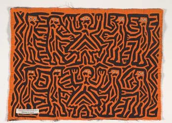 Skjortpanel (mola), ca 1950 (applicerad bomull)