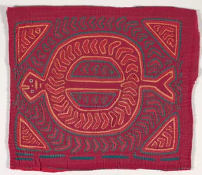 Skjorta panel (mola) (applicerad bomull)