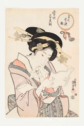 The In-demand Type, från serien Tosei sanjuni so De moderna trettiotvå typerna, 1821-1822.