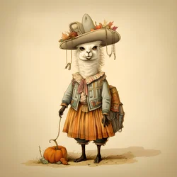 Lama, 1700-talets Amerika 3