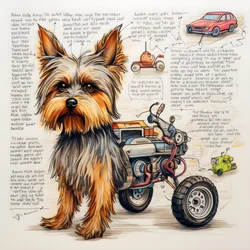 en förklaring till en mekanisk yorkie-hund 1