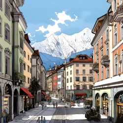 Innsbruck, tecknad serie 1