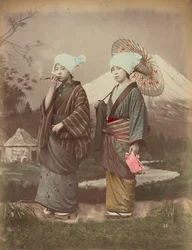 Japanska resenärer, ca 1880