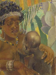 Svart kvinna, 1907