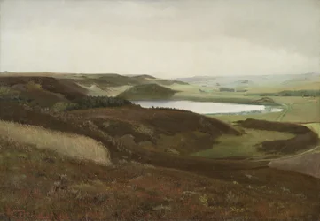 Ett landskap nära Bryrup, Jylland
