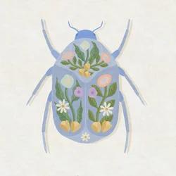 Vårblomsterskalbagge, 2023 (digital)