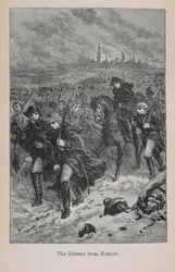Reträtt från Moskva, illustration från "Little Arthur