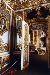Interiör av Linderhof Palace of Ludwig II