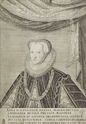 Anna Habsburg (1573-98) Drottning av Polen, 1596