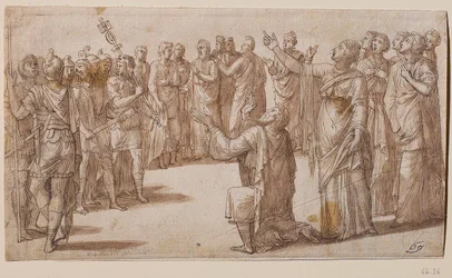 Augustus och den tiburtinska sibylla, ca 1547.