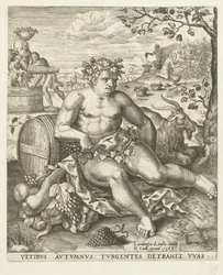Höst: Bacchus och druvskörden The Four Seasons (serietitel)