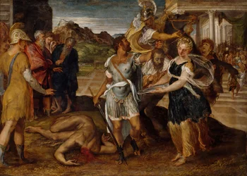 Avrättningen av Johannes Döparen, 1500-talet.