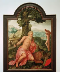 Landskap med St. Jerome