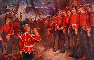 Birkenheads förlisning, 25 februari 1852 (fotolitografi)
