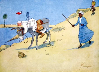"En stoppplats vid Nilen", 1908.