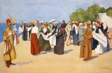 Fyndjakt, från "The Light Side of Egypt", 1908