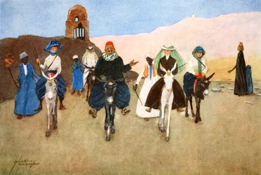 "Bör kvinnor rida på sträcka", 1908.