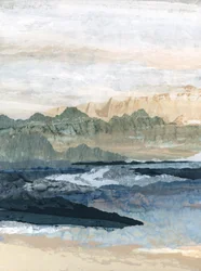 Dämpad bergsreflektion
