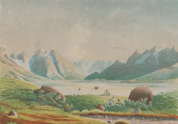 Kuggsuaksjön vid Tasermiut, Grönland,