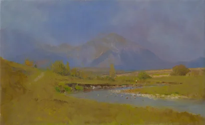 Podtatranska landskap efter vårregn, 1878-79