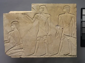 Präster som utför begravningsriter, c.667-647 f.Kr