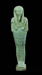 Shabti figur (fajans)