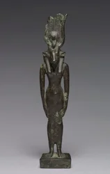 Statyett av Hathor, 664-30 f.Kr