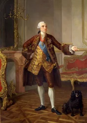 Porträtt av Filip I 1720-1765, hertig av Parma, 1765