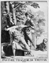 Araspe förklarar sin passion för Panthee - Panthee, tragedi av Francois l