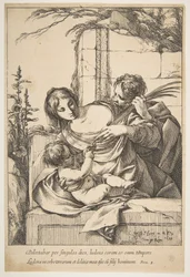 Helig familj med palm, 1639.