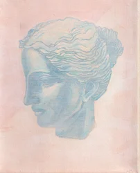 Girl in Blue, 2025 (akryl på duk)