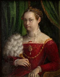 Självporträtt, ca 1577-1585.